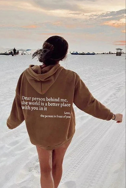 "Dear Person Behind Me" Hoodie